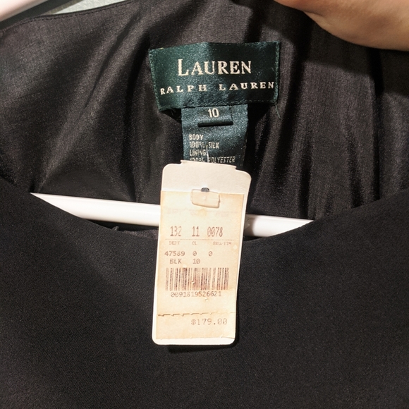 Vintage Ralph Lauren Silk Dress NWT (10) - Picture 5 of 5